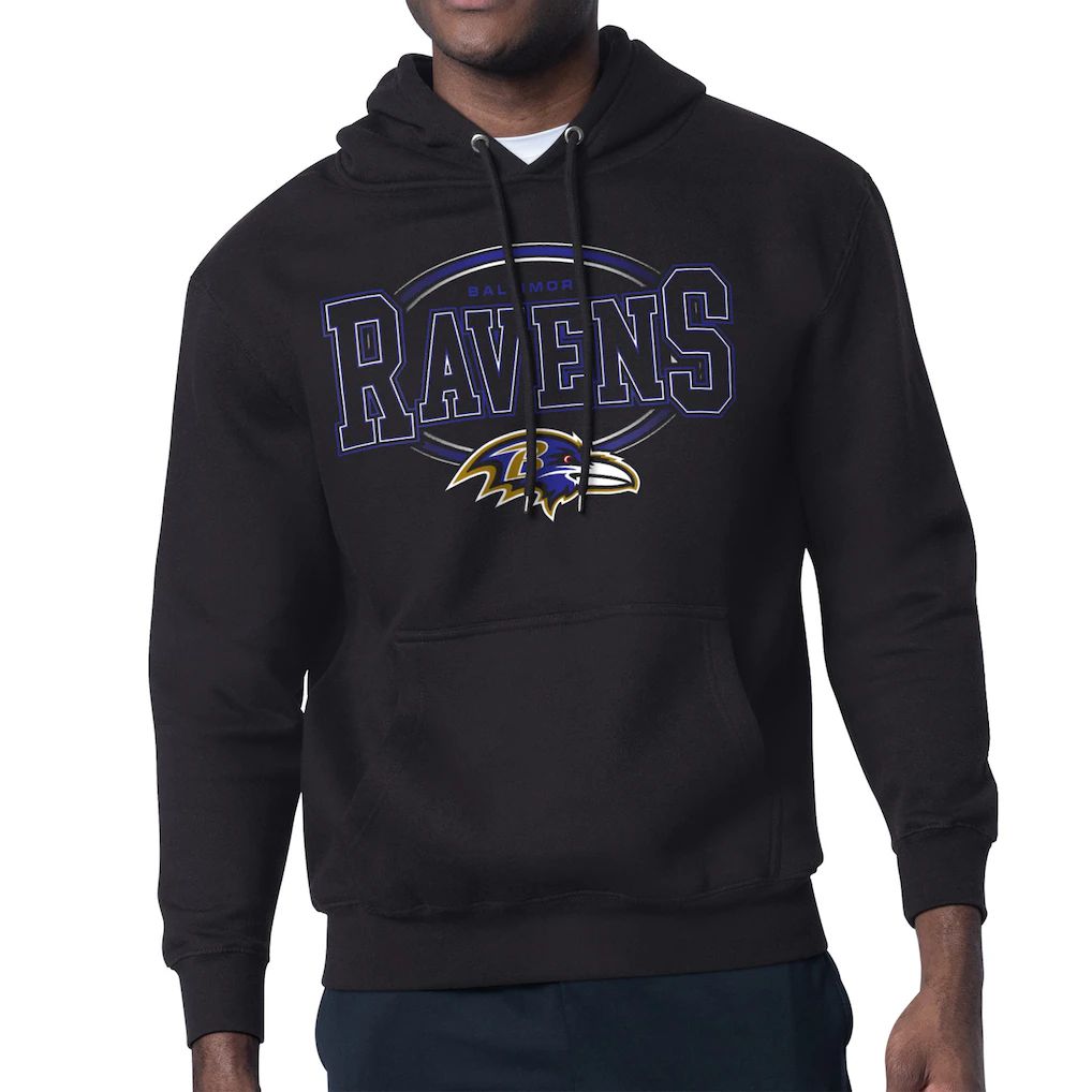 Men 2026 NFL Baltimore Ravens hoodie Black 03